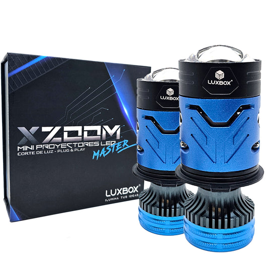 Lupas Led H4 Mini Proyectores Xzoom Master Alta/baja