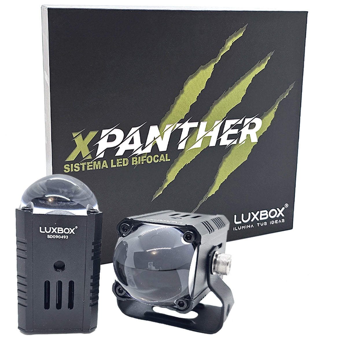 Mini Lupas Led Xpanther V3 Luxbox Alta Y Baja Universales