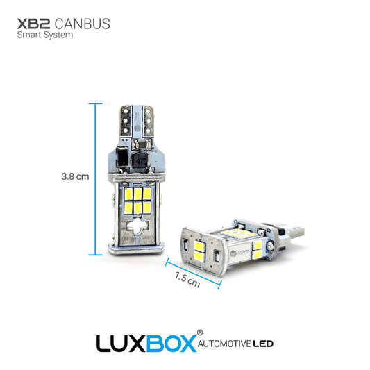 Focos LED De Pellizco T15 Canbus Premium Para Reversa
