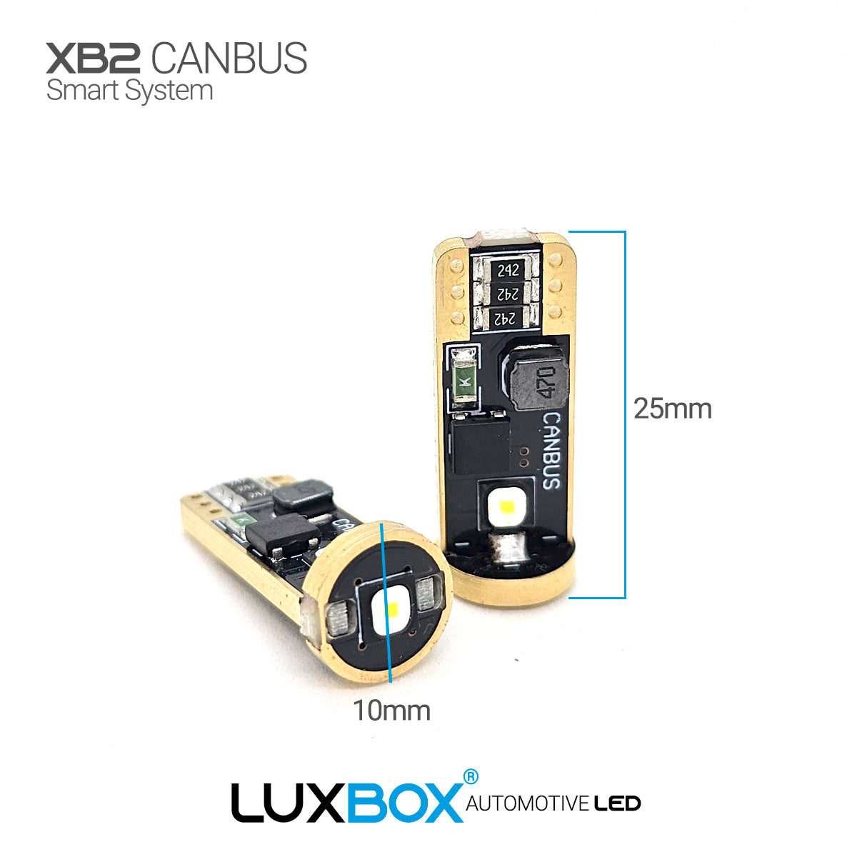Focos LED CANBUS T10 W5W de Pellizco