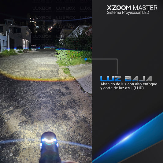 Lupas Led H4 Mini Proyectores Xzoom Master Alta/baja