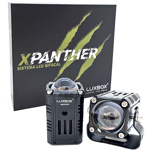Mini Lupas Led Xpanther Luxbox Alta Y Baja Universales