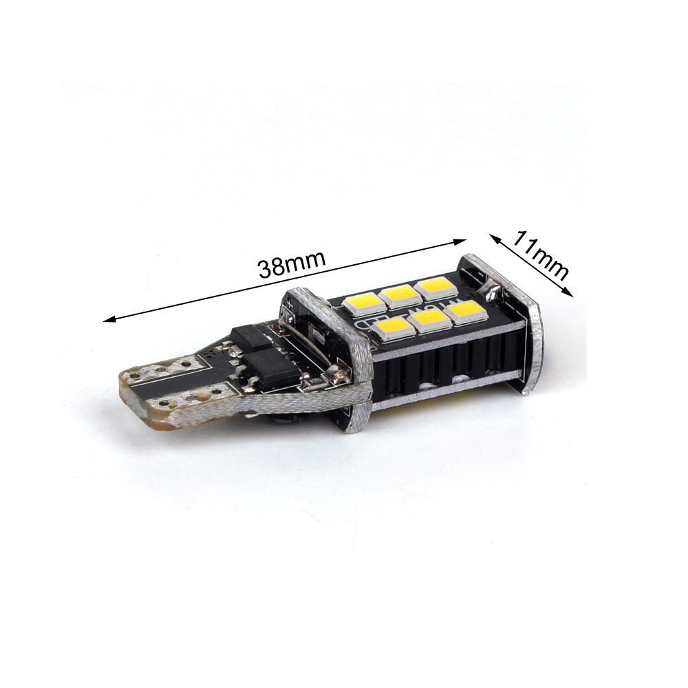 Focos LED De Pellizco T15 Canbus Premium Para Reversa