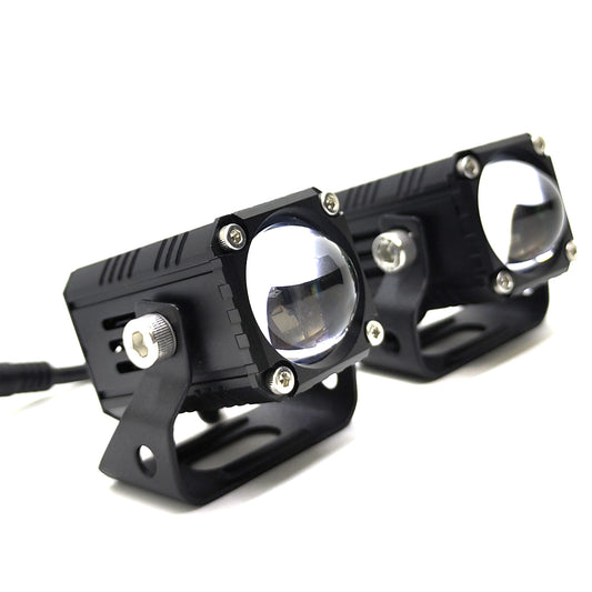 Mini Lupas Led Xpanther Luxbox Alta Y Baja Universales
