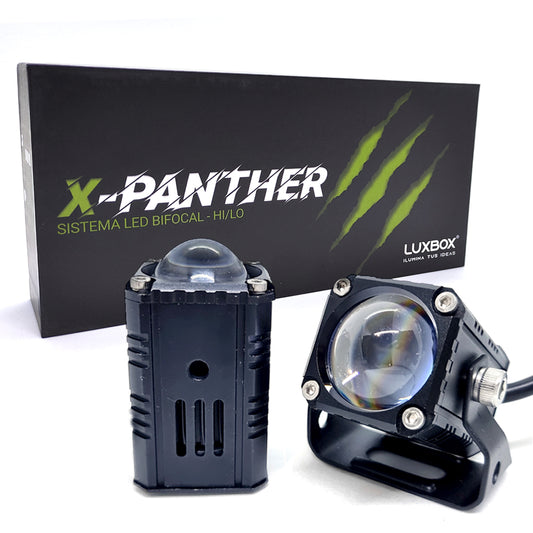 Mini Lupas Led Xpanther Luxbox Alta Y Baja Universales